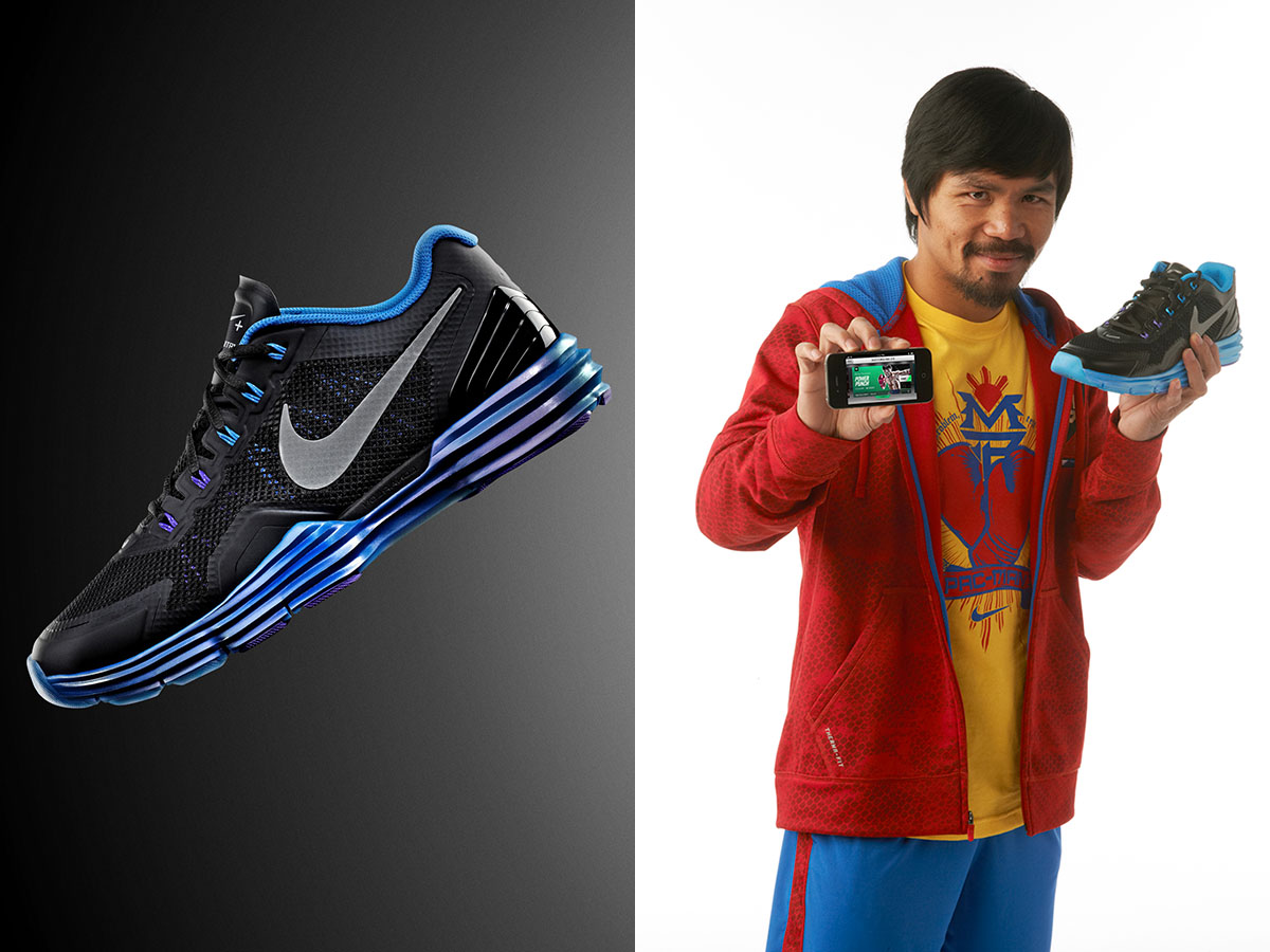 Nike Lunar TR1 Black Blue Manny Pacquiao (2)