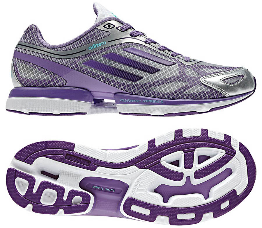 adidas adiZero Rush Running Shoes Shift Grey Power Purple G48877