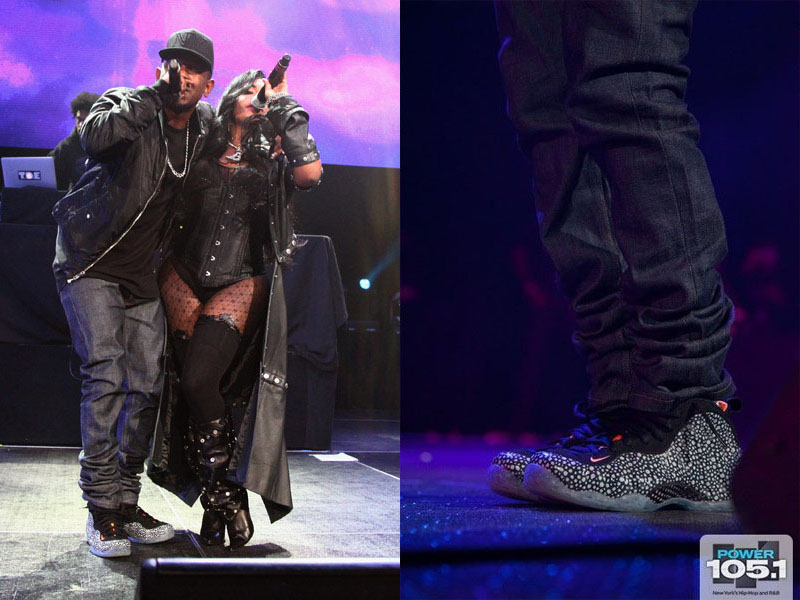 Kendrick Lamar Wearing 'Safari' Nike Air Foamposite One (4)