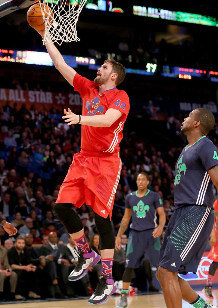 Kevin Love wearing 361 Love 3 All-Star