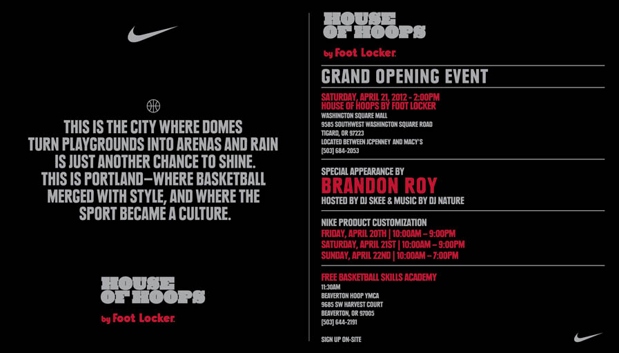 House of Hoops Portland Grand Opening Event with Brandon Roy