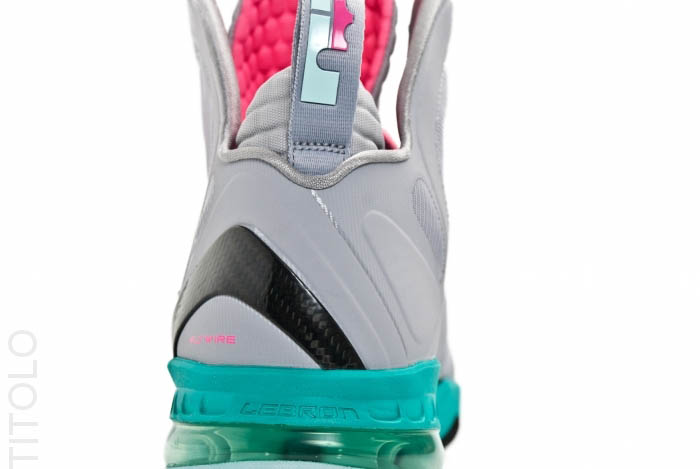 Nike LeBron 9 P.S. Elite South Beach Wolf Grey Mint Candy New Green Pink Flash 516958-001 (4)