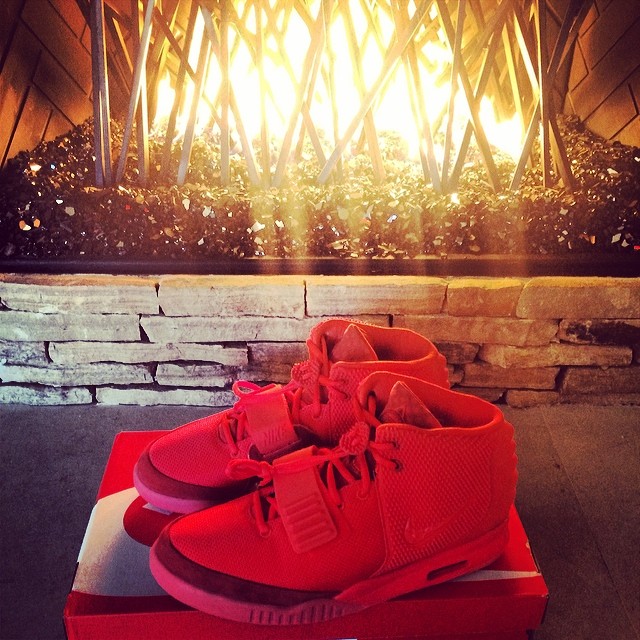 The Game Picks Up Nike Air Yeezy 2 Red October