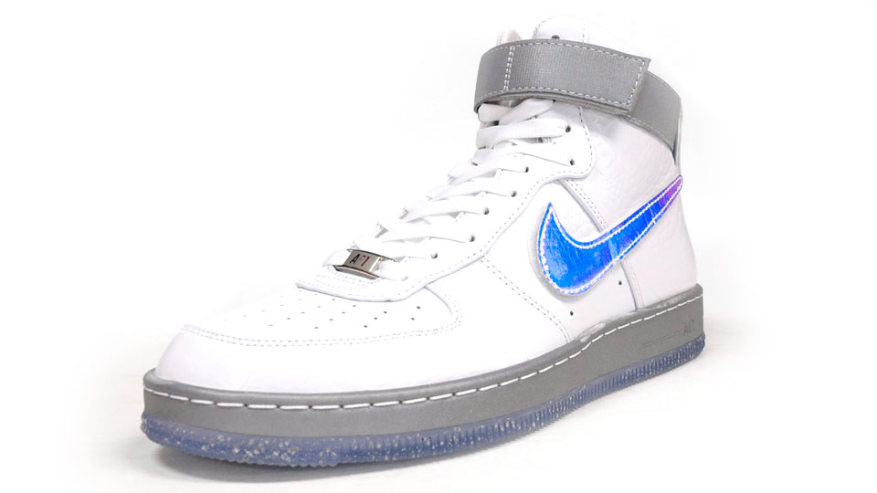 Nike Air Force 1 Downtown Hi LW QS in White hologram