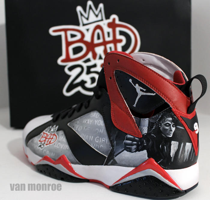 Air Jordan 7 Bad 25 by Van Monroe for Spike Lee (3)