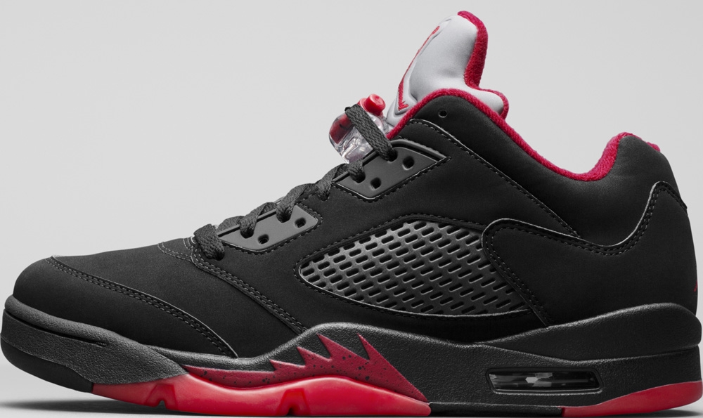 metallic red jordan 5