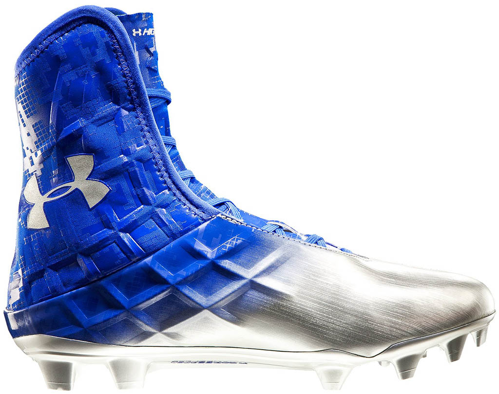 Under Armour Highlight Cleat Royal Metallic Silver (2)