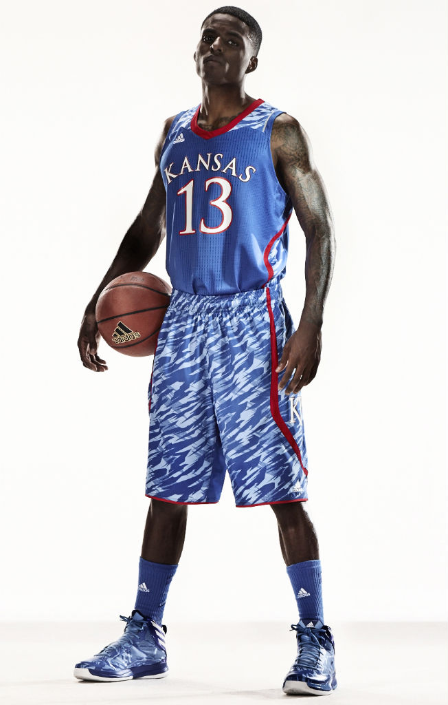 adidas Unveils adizero NCAA Basketball Uniforms For Six Teams - Kansas Jayhawks