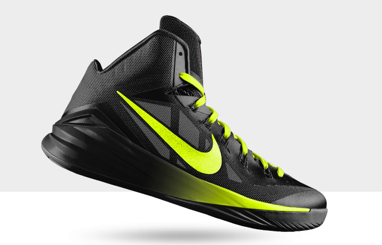Nike Hyperdunk 2014 iD Black/Volt