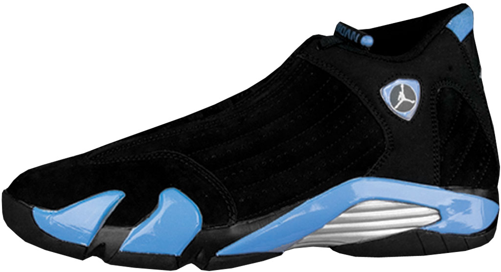 blue black and white 14s