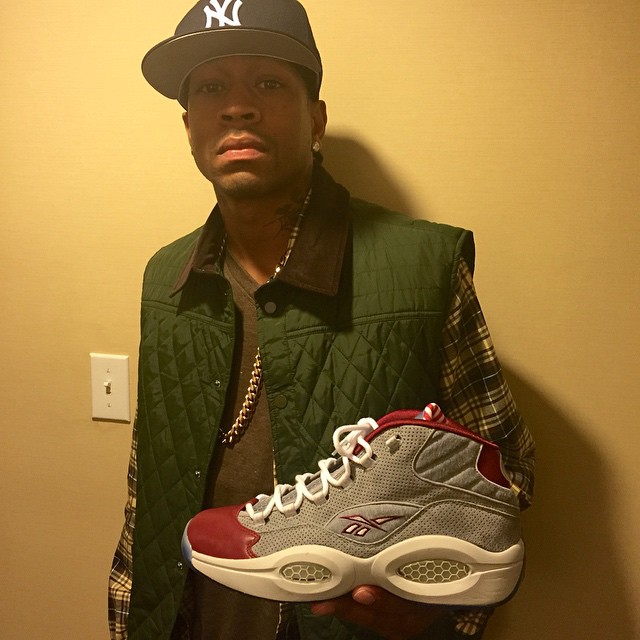 Allen Iverson with the 'Day in Philly' Reebok Question