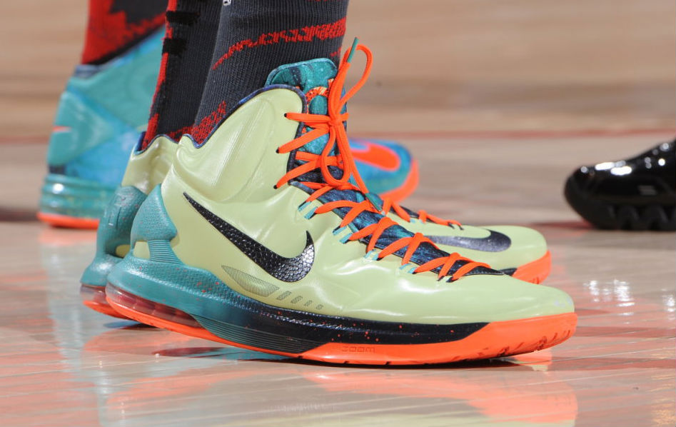 Kevin Durant wearing Nike KD V Area 72 All-Star (2)