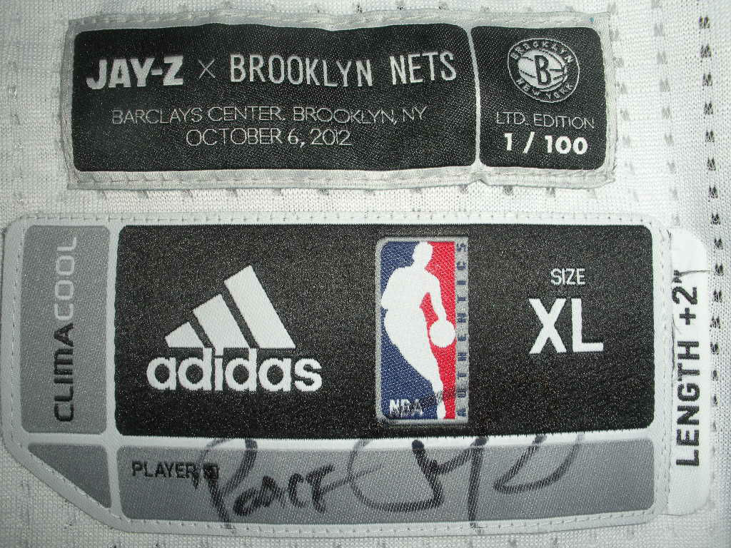 Jay-Z Autographed Brooklyn Nets Jersey - Home