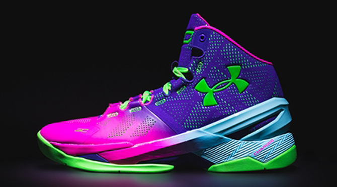 curry 2 kids pink