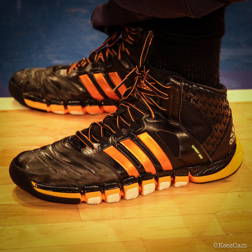 Sole Watch // Up Close At MSG for Knicks vs Grizzlies - Jerryd Bayless wearing adidas Crazyghost