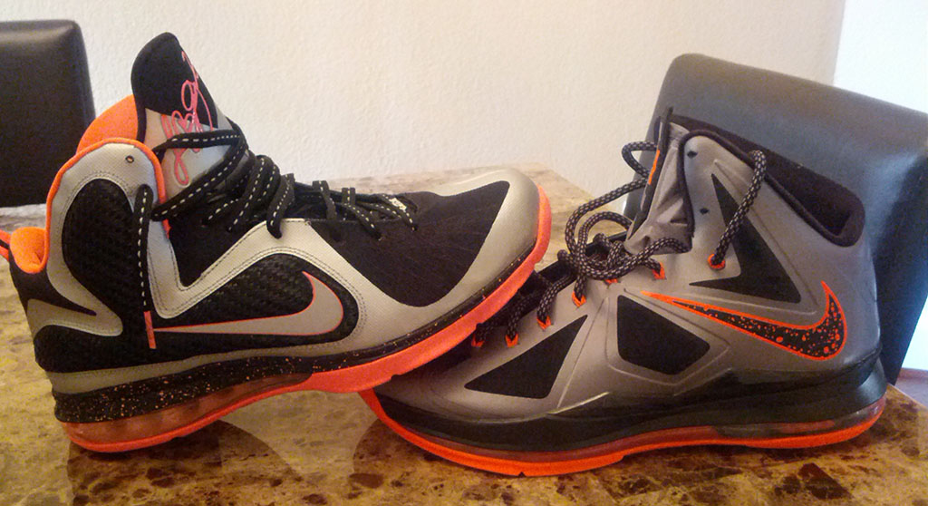 Nike LeBron X 10 Silver Black Orange Mango (15)