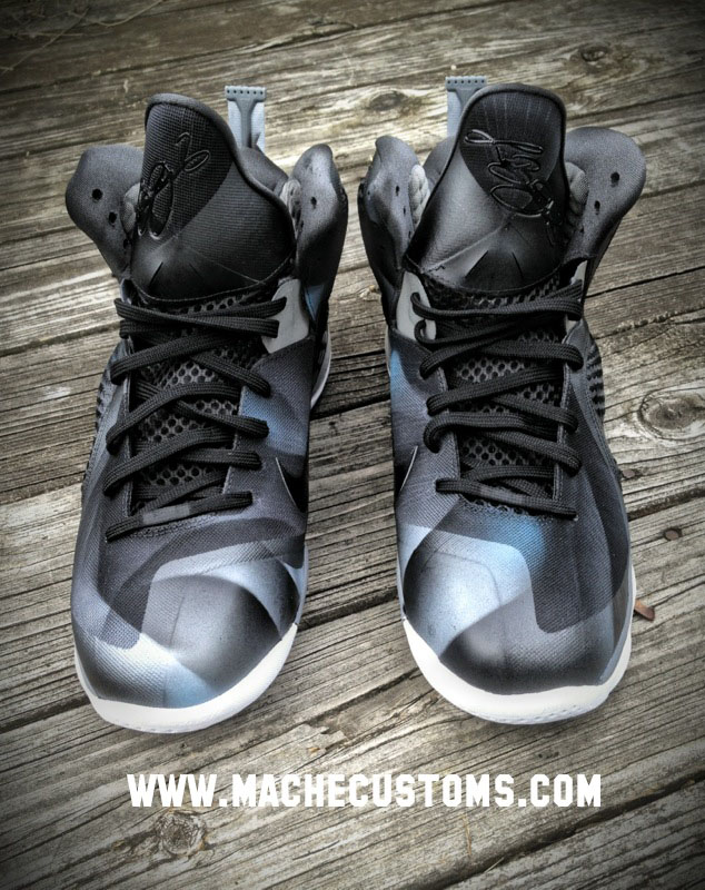 Nike LeBron 9 Dark Knight by Mache Custom Kicks (2)