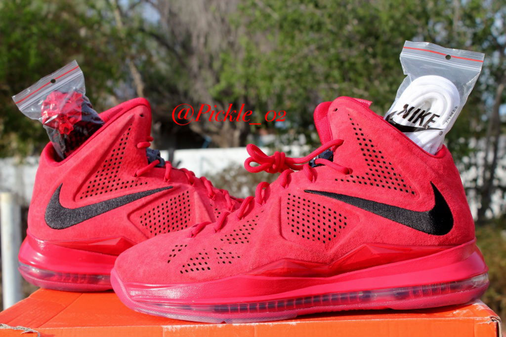 Spotlight // Pickups of the Week 9.1.13 - Nike LeBron X EXT Red Suede by Pickle