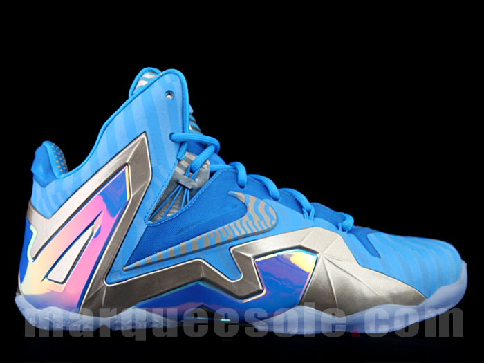 Nike LeBron XI 11 Elite Blue 3M (1)