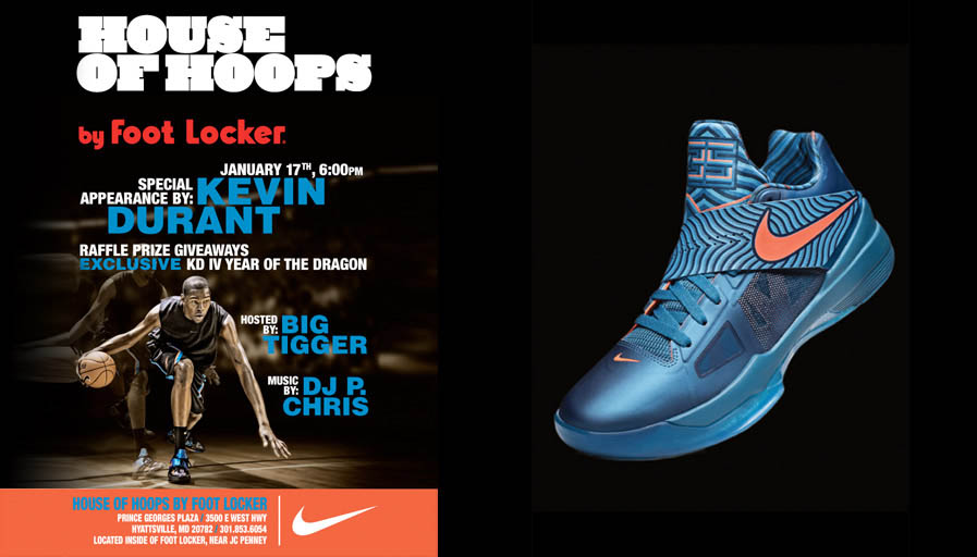 Kevin Durant Stops By Prince Georges Plaza House of Hoops This Tuesday