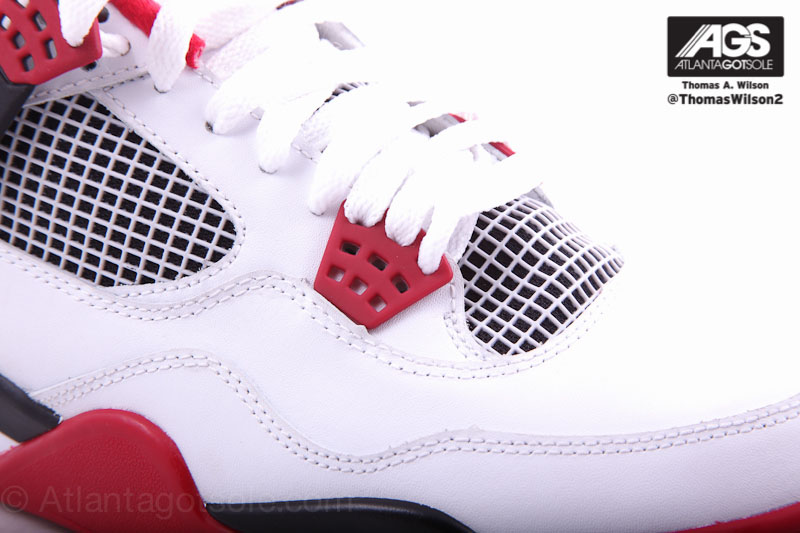 retro 4 white and orange