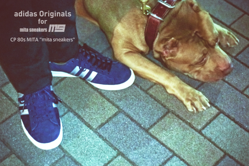 mita sneakers x adidas Originals Campus 80s navy silver