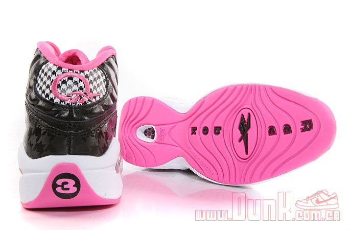 Reebok Question GS Black/Pink Houndstooth (4)
