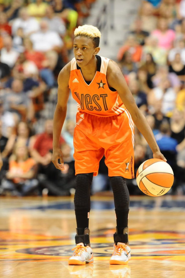 Danielle Robinson wearing Nike Kobe 8 System All-Star PE