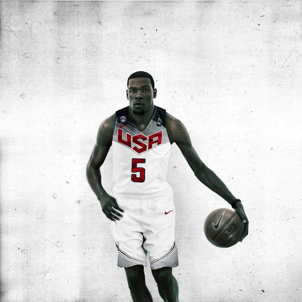 Nike Basketball Unveils 2014 USA Basketball Uniforms - Kevin Durant (2)
