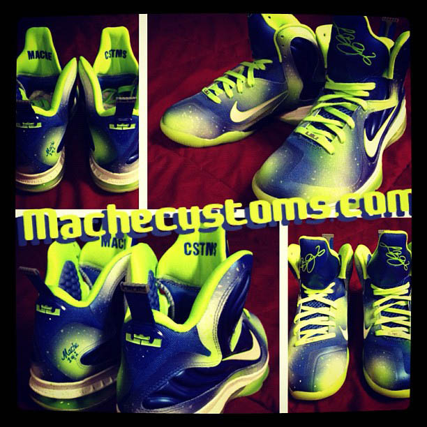 Nike LeBron 9 Sprite Nights by Mache Custom Kicks (1)