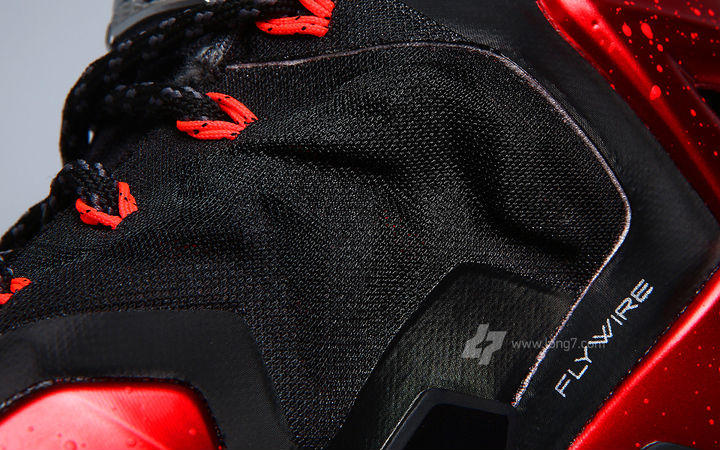 Nike LeBron XI Black Red Miami Heat Release Date 616175-001 (12)