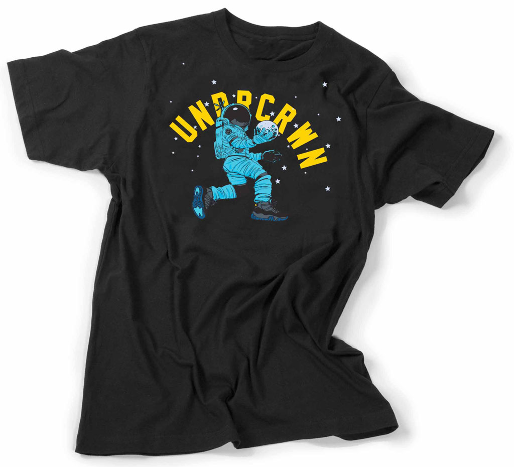 UNDRCRWN 2013 Astrodunk Collection T-Shirt Gamma Blue (1)
