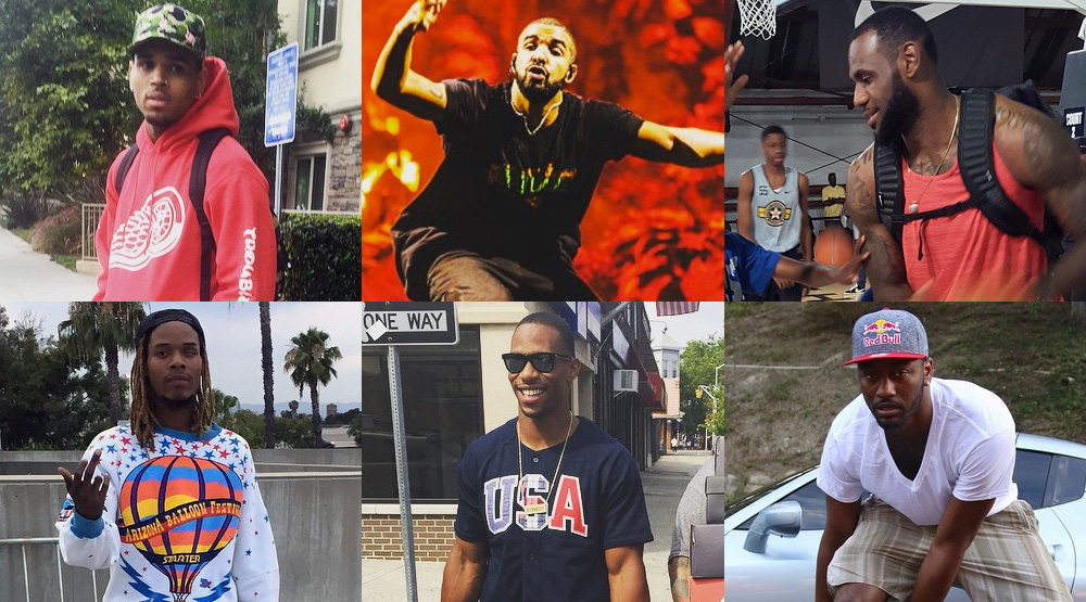 Celebrity Sneakers featuring LeBron James, Chris Brown, John Wall, Drake, Fetty Wap and Victor Cruz