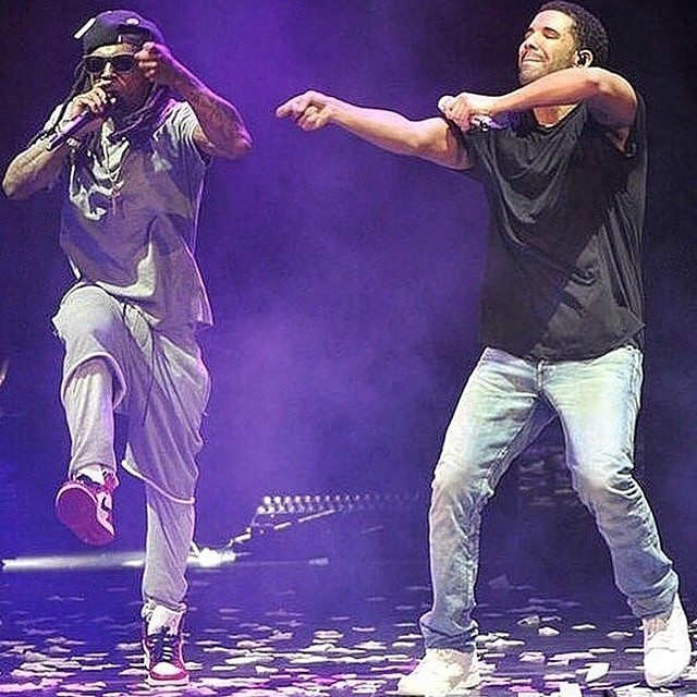 Lil' Wayne wearing Air Jordan I 1 Bulls