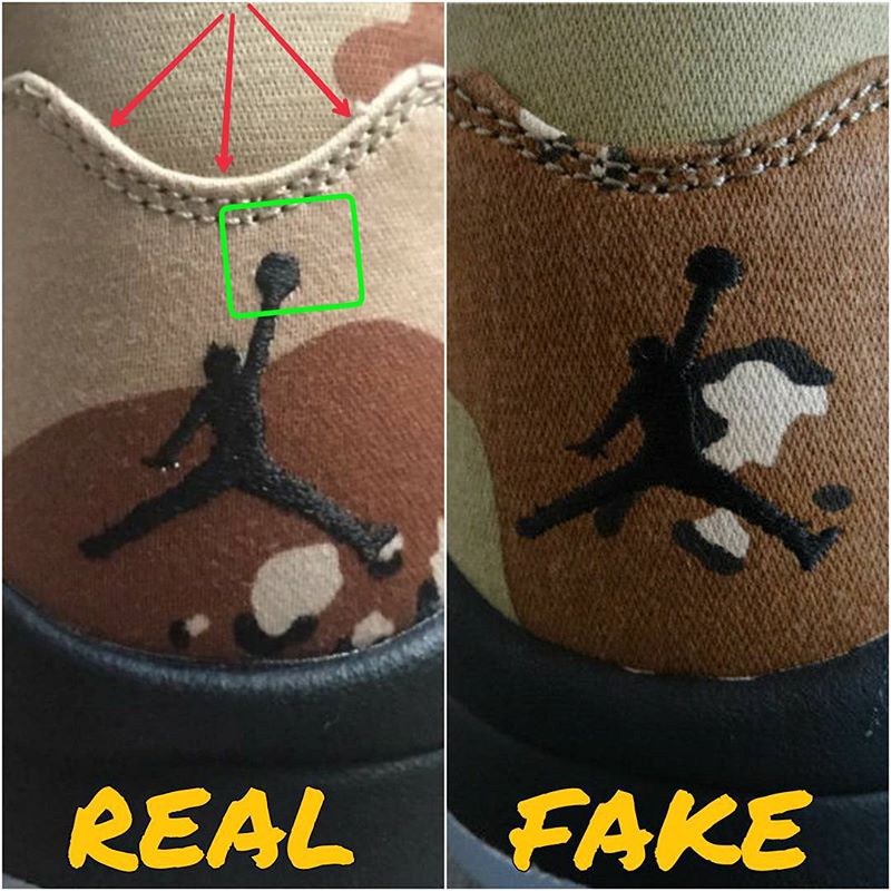 How To Tell If Your &#39;Camo&#39; Supreme Air Jordan 5s Are Real or Fake | Sole Collector