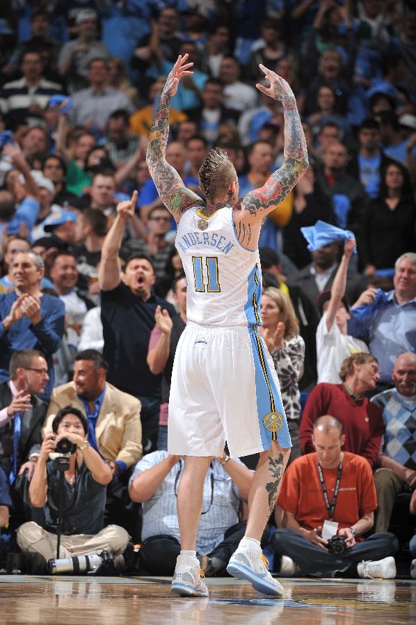 Chris Anderson wearing the Converse Star Player EVO