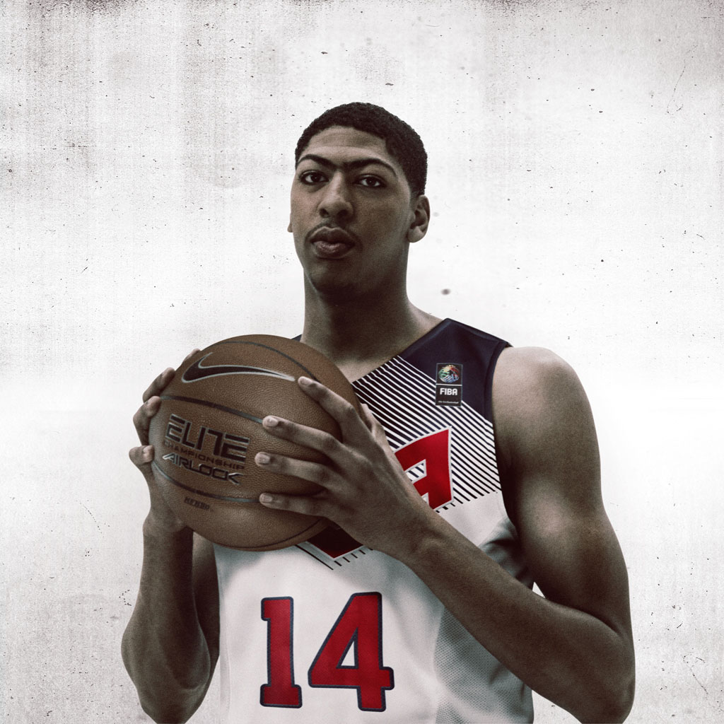 Nike Basketball Unveils 2014 USA Basketball Uniforms - Anthony Davis (1)