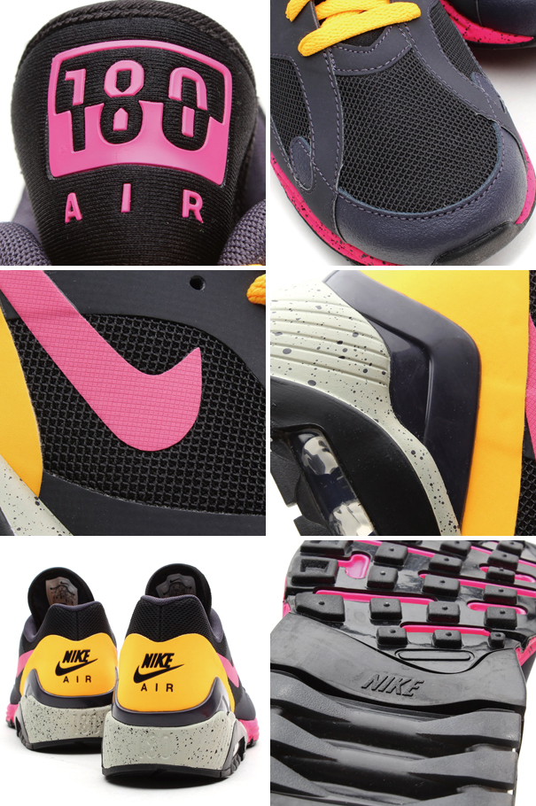 Nike Air Max Terra 180 in Black and Pink Foil details