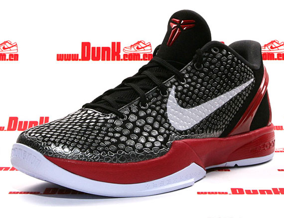 kobe shoes black red and white