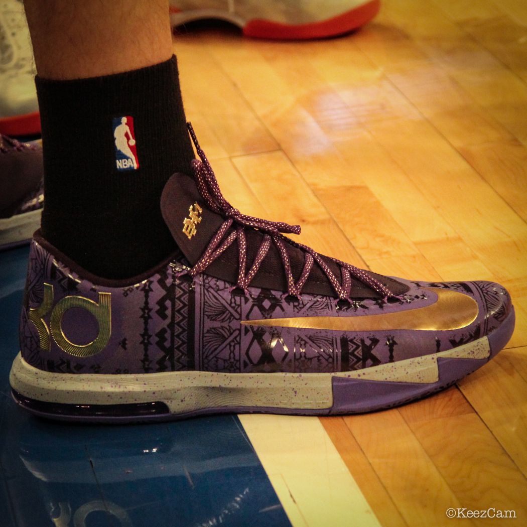 Sole Watch: Up Close At MSG for Knicks vs Nets - Mirza Teletovic wearing Nike KD 6 BHM