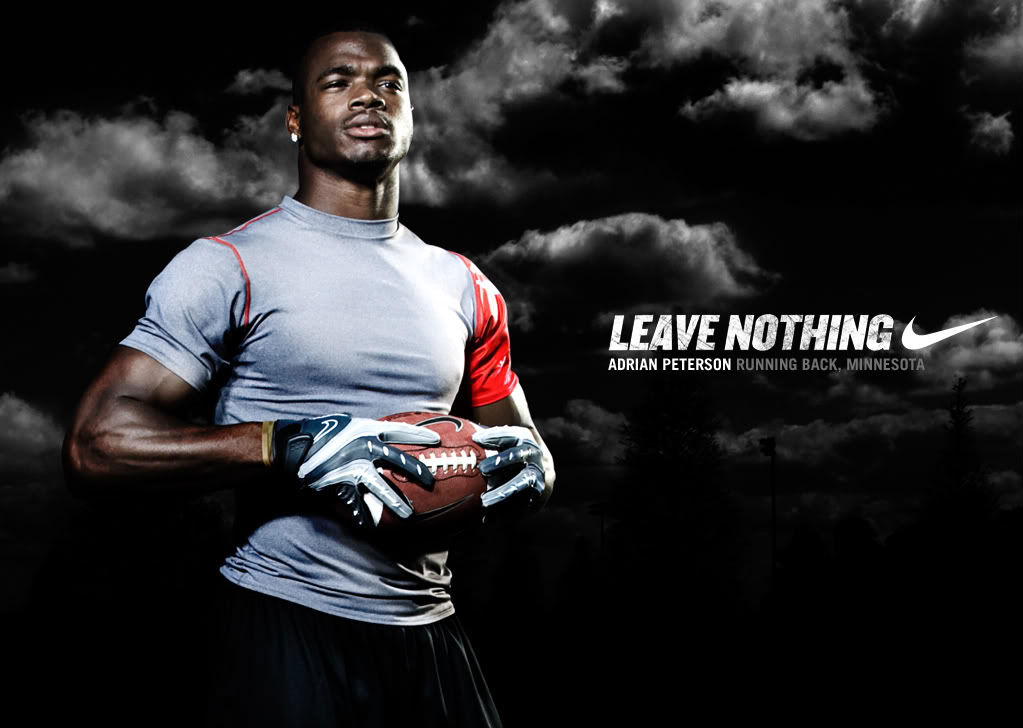 Adrian Peterson : Officially Back With Nike (1)