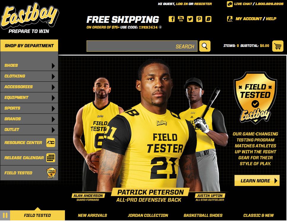 Eastbay Launches Re-Designed Website (3)