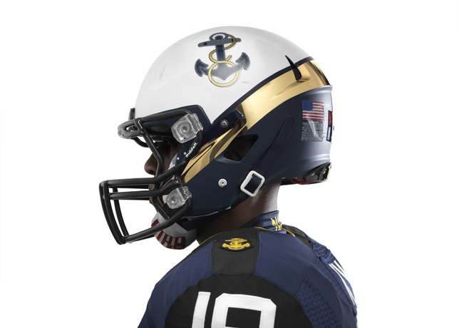114th Army Navy Game Navy Nike Uniform helmet