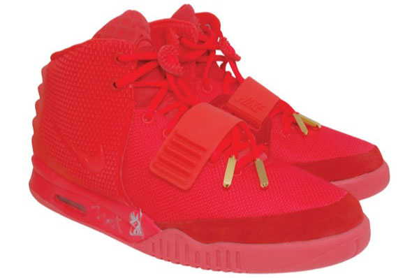 Kanye West Autographed Nike Air Yeezy II 2 Red October (1)