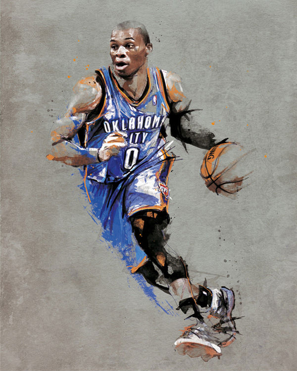 RareInk x NBA Russell Westbrook Artwork
