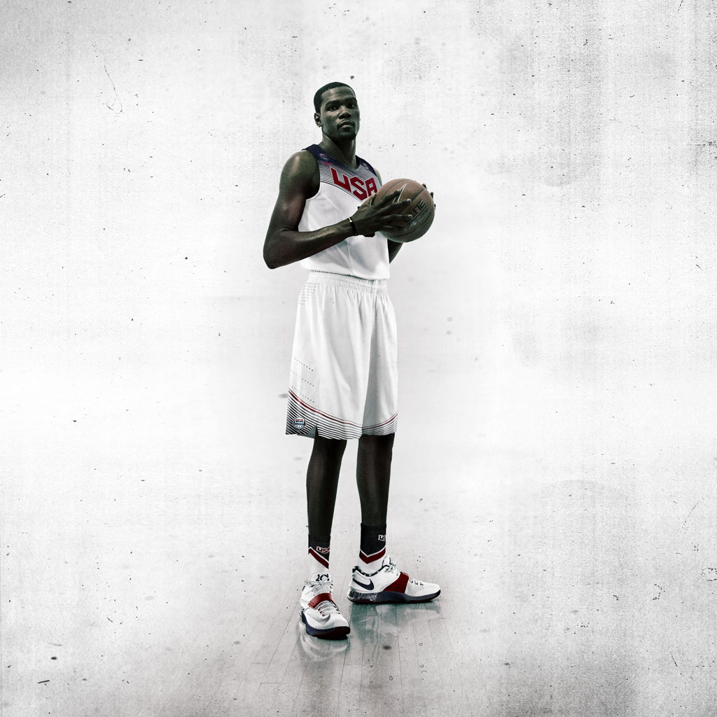 Nike Basketball Unveils 2014 USA Basketball Uniforms - Kevin Durant (3)