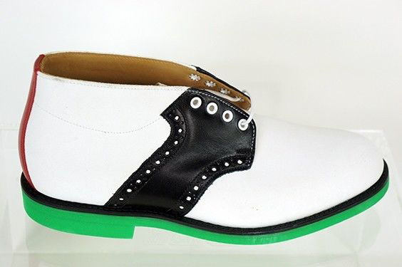 Pharrell Williams From One Hand to AnOTHER Auctions: Heineken x McNary Saddle Shoes