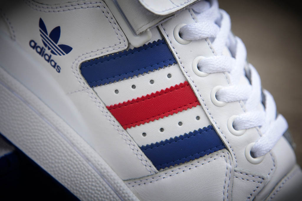 adidas Originals Forum Low RS Leather White Red Blue (2)