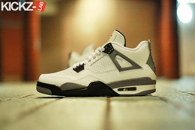 jordan 4 black grey white