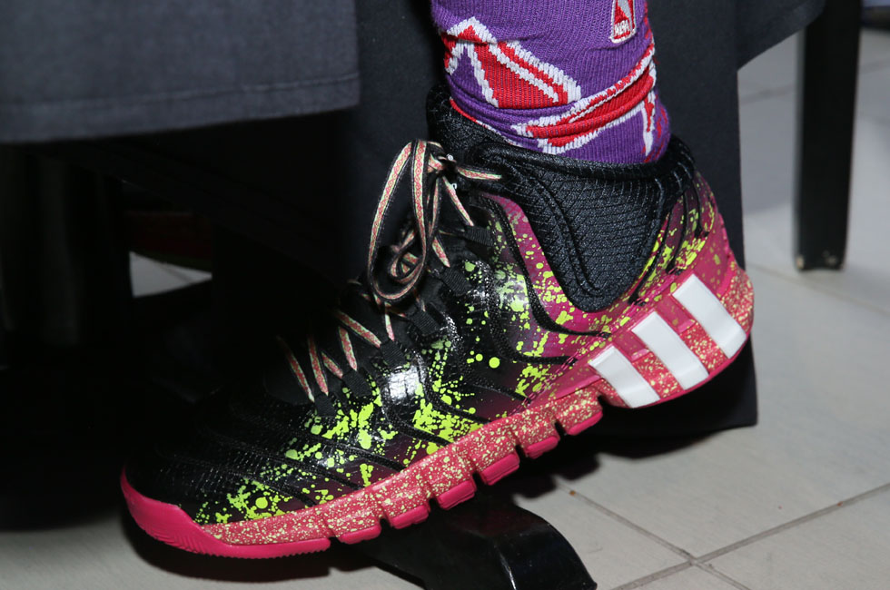 Damian Lillard wearing adidas Crazyquick 2 All-Star